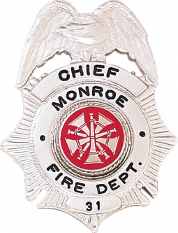 Sunburst Badge with Eagle