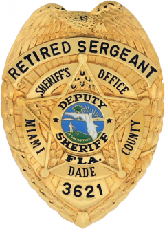 Miami Dade County Custom Badge
