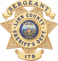 Seven Point Star Badge with Two Ribbon Panels