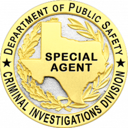 Texas Department of Public Safety Badge-no Cut Out Star