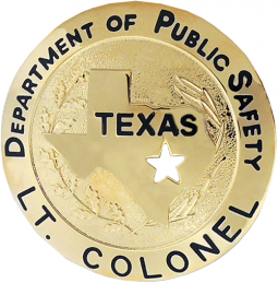 Texas Department of Public Safety Badge-with Cut Out Star