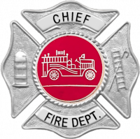 Maltese Cross with Hook & Ladder and Hydrant