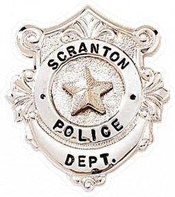 Mini Badge with Three Lines of Engraving