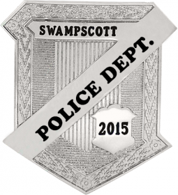 Shield Badge with Diagonal Panel