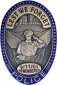 September 11th Oval Remembrance Badge