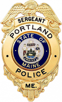 Badge with Eagle and Circular Panel