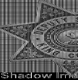 Seven Point Star Badge with Circular Panel with Deluxe Enamel