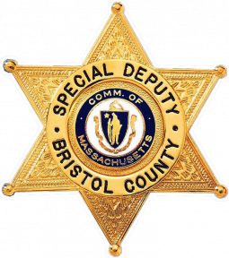 Six Point Star Badge with Circular Panel