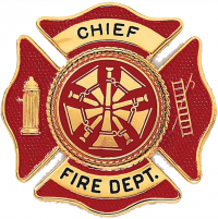 Maltese Cross Badge with Deluxe Enamel