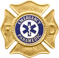 Maltese Cross Fire Badge