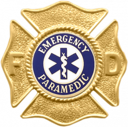 Maltese Cross Fire Badge