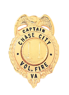 Badge with Eagle and Circular Panel