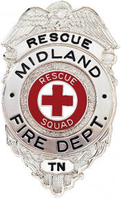 Badge with Eagle and Circular Panel