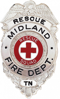 Badge with Eagle and Circular Panel