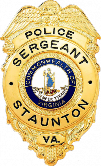 Badge with Eagle and Circular Panel