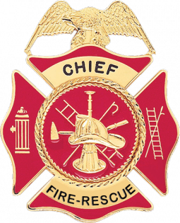 Maltese Cross Badge with Eagle and Deluxe Enamel