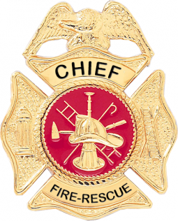 Maltese Cross Badge with Eagle