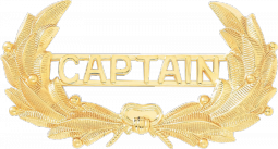 Wreath Badge Applied Letters