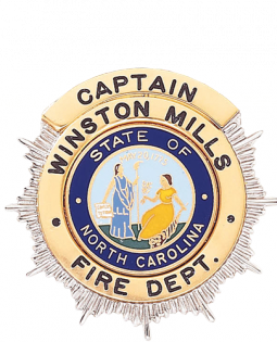 Sunburst Badge with Circular Panel