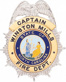 Sunburst Badge with Eagle and Circular Panel