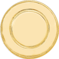 Round Rope Edge Cap Badge