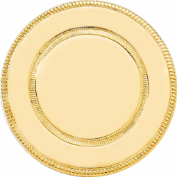 Round Rope Edge Cap Badge