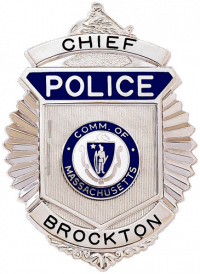 Radiator Badge with Arm of Law at Top