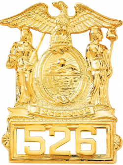 New York Coat of Arms Badge