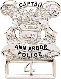 Ornate Badge with Bottom Rectangle