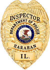 Badge with Eagle and Applied Panels