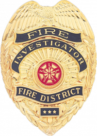 Badge with Eagle and Applied Reversed Enamel Panels