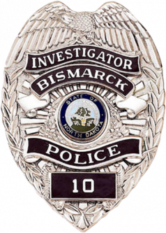 Badge with Eagle and Applied Reversed Enamel Panels