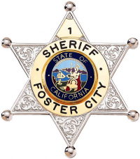 6-Point Star Badge with Circular Panel