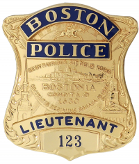 Boston Police Badge