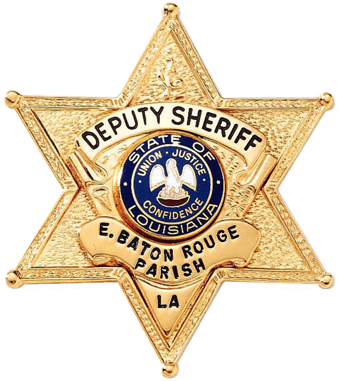 Six Point Star Badge with Applied Panel