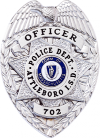 Badge with Eagle and Applied Seven Point Star