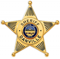 Five Point Star Badge with Circular Panel