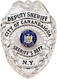 Badge with Eagle and Applied Panels