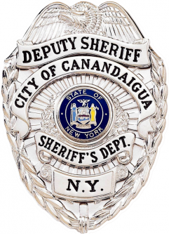 Badge with Eagle and Applied Panels