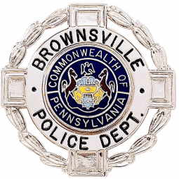 Round Badge with Outer Wreath and Circular Panel