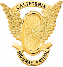 Badge with Winged Wheel