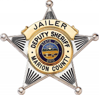 Deputy Sheriff Five Point Star Badge with Circular Panel