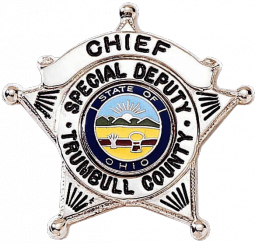 Five Point Star Badge with Circular Panel