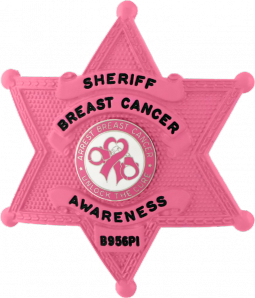 Breast Cancer Awareness Six Point Star Badge