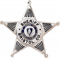 Five Point Star Badge with Circular Panel