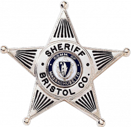 Five Point Star Badge with Circular Panel