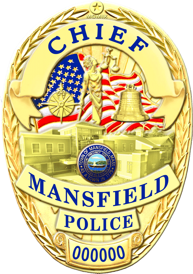 Mansfield MA Police Department Badge
