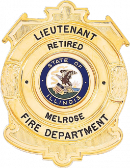 Badge with Circular Panels