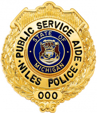 Round Decorative Wreath Badge