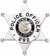 Six Point Star Badge with Half Round Ball Tips